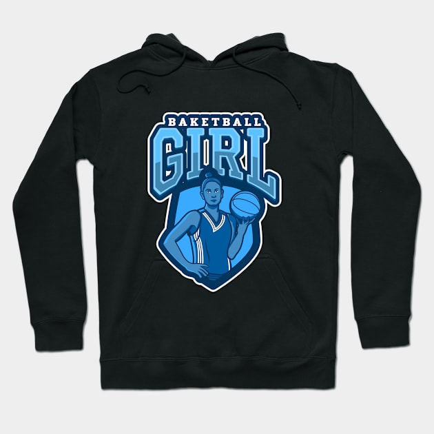 Basketball Girl Hoodie by poc98